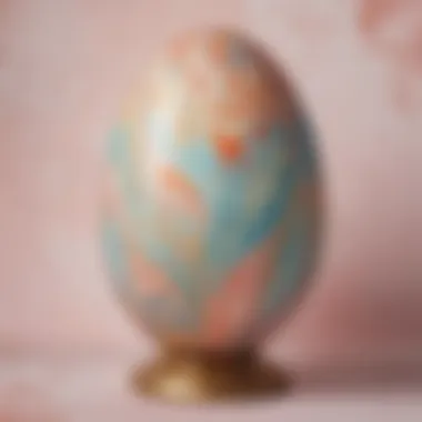 Marbled Easter egg masterpiece