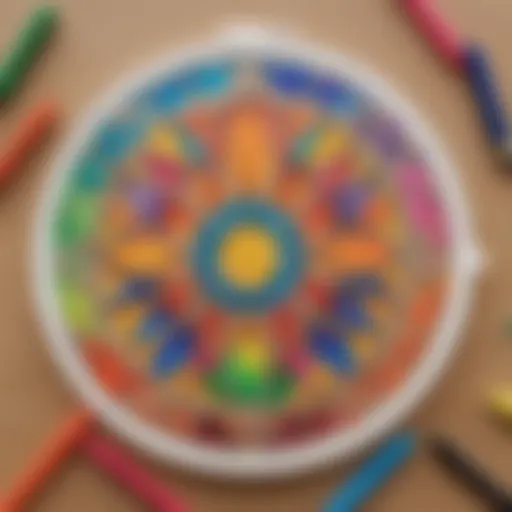 Colorful Suncatcher Marker Palette