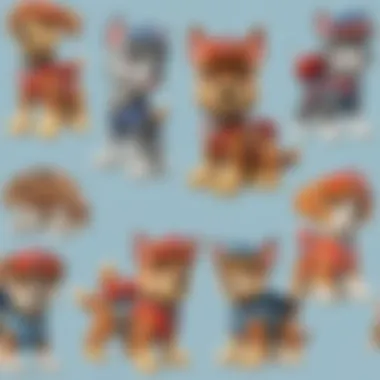 Paw Patrol Character Cutouts