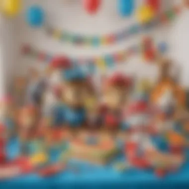 Paw Patrol Party Decorations Colorful decorations featuring Paw Patrol characters