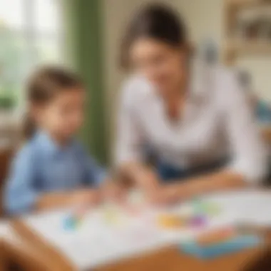 Tailored Financial Guidance Illustration of a personalized allowance chart for kids