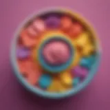 Colorful Playdoh ingredients in a bowl