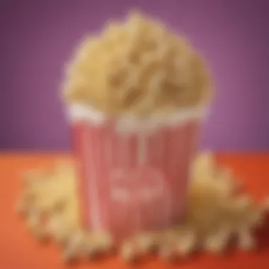 Elevated Popcorn Delight Popcorn Snack Presentation
