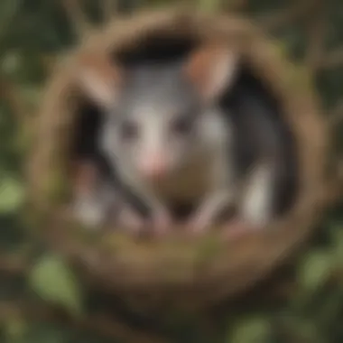 Possums' Intricate Nesting Habits