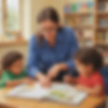 Illustration demonstrating the collaborative effort of educators and parents through pre-K daily sheets