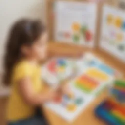 Colorful pre-k printables for learning activities