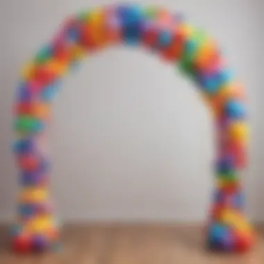 Rainbow Balloon Arch