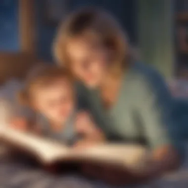 Bedtime Story Ritual for 16-Month-Olds Parent reading a bedtime story to a 16-month-old child