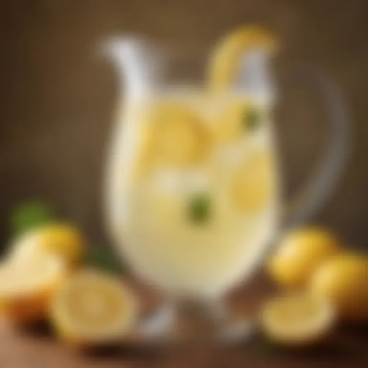Refreshing Lemonade Pitcher