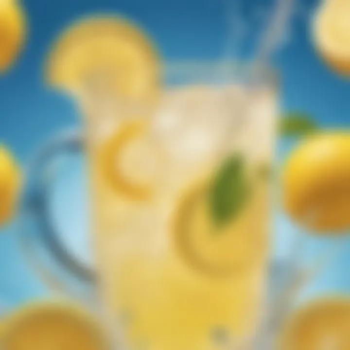 Refreshing Lemonade Splash