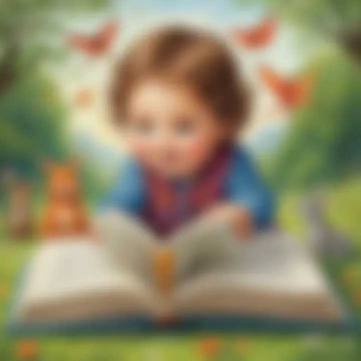 Colorful book of rhymes for toddlers