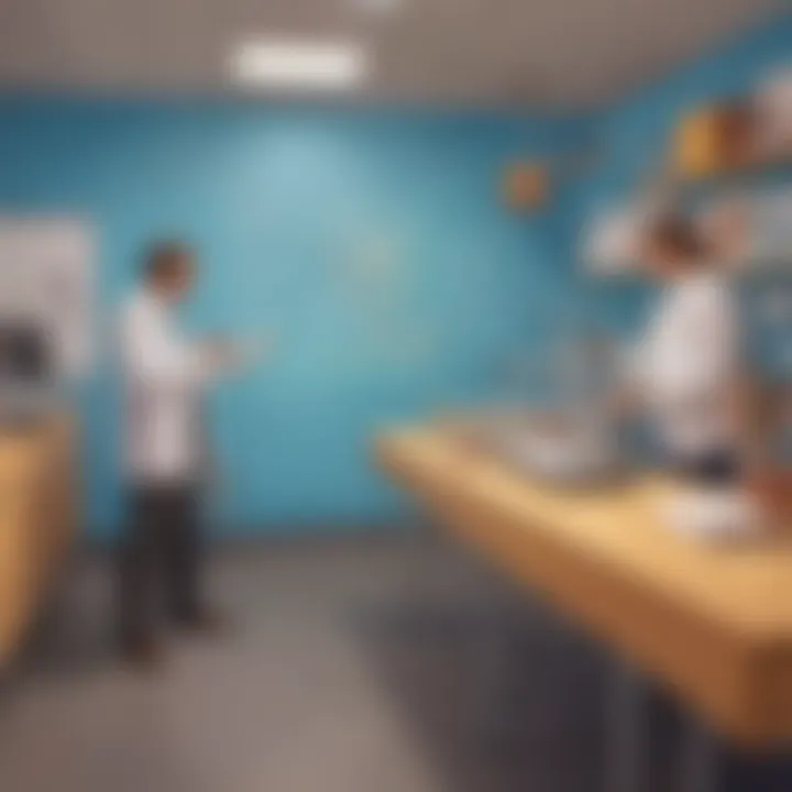 Engaging science fair presentation setup
