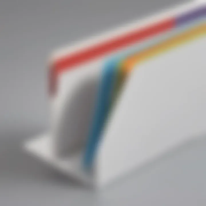 Section dividers with minimalist design