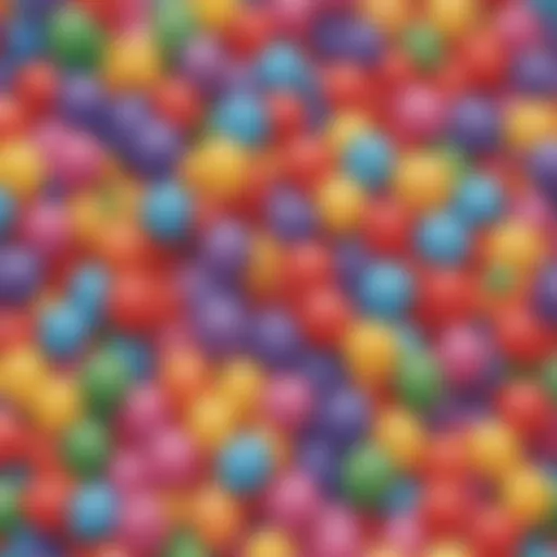 Colorful balloons ready for packaging