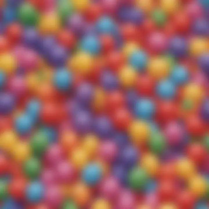 Colorful balloons ready for packaging
