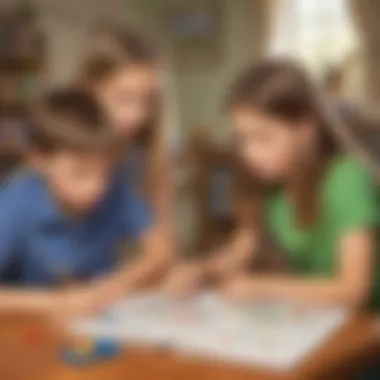 Collaborative Problem Solving Siblings engaging in a problem-solving activity