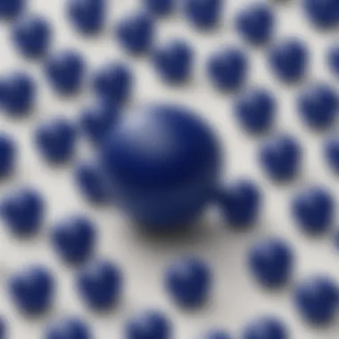 Midnight Blue Bingo Marker Sleek Extra Large Bingo Dauber in Midnight Blue