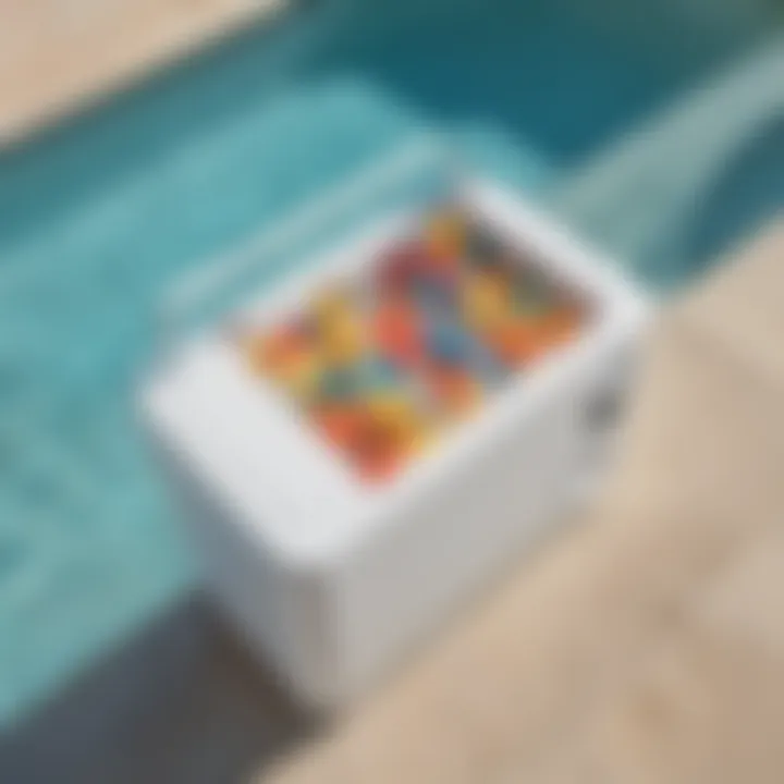 Sleek and Stylish Poolside Cooler