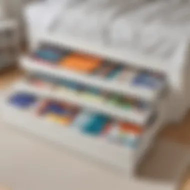 Under-Bed Storage Sleek under-bed play mat storage solution