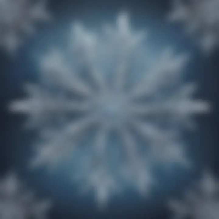 Snowflake Digital Artistic Interpretation