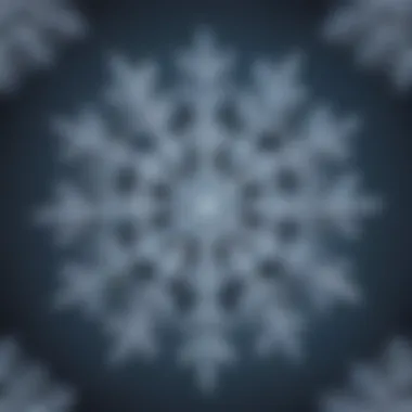 Snowflake Formation Artistic Representation