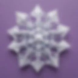 Exquisite Snowflake Origami Art