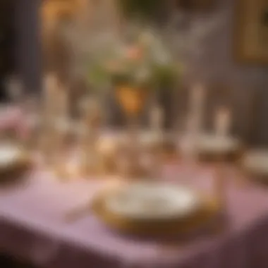 Sparkling Fairy Dust Table Setting