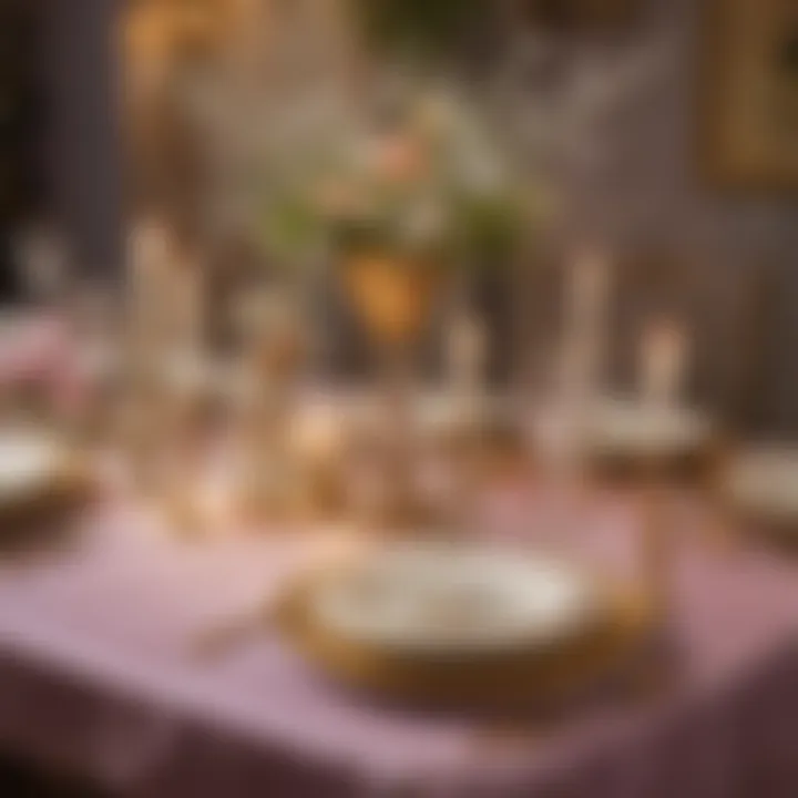Sparkling Fairy Dust Table Setting