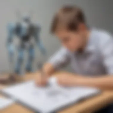 Stimulating Young Minds with Drawing Bot Technology