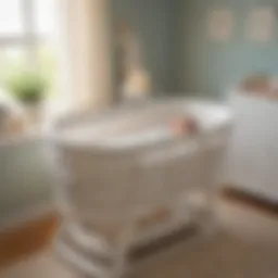 Cozy bassinet setup for a newborn