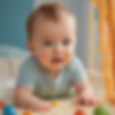 Sensory Play with Textures Baby experiencing sensory play with textures