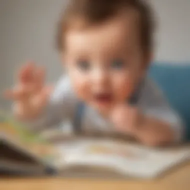 Interactive Peek-a-Boo Game Parent playing peek-a-boo with baby