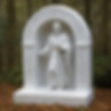 Sculpture Transformed from Styrofoam Gravestone Innovative Sculpture