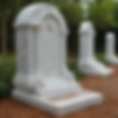 Artistic Installation Using Styrofoam Gravestones Eco-Friendly Art Installation