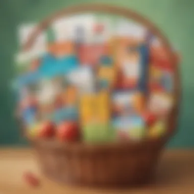 Thoughtful Personalized Touches Personalized notes and gifts in a teacher appreciation basket