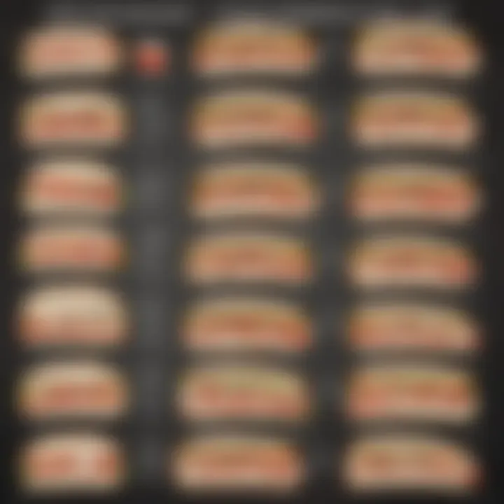 A nutritional breakdown infographic of turkey sandwich components