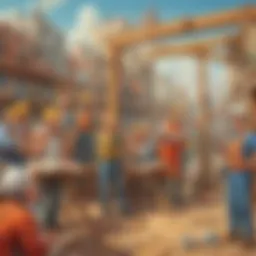 The construction of a clever joke