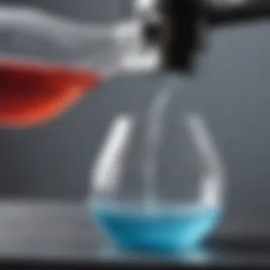 Pouring Bubble Solution A close-up of bubble solution being poured into a machine