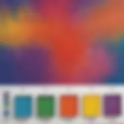 Vibrant thermal color changing pigments in various hues