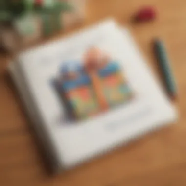 A heartfelt thank you card placed beside a thoughtful gift.