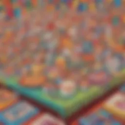 Creative party favors on a colorful table