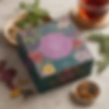 Gourmet Herbal Tea Blends Aromatic herbal tea blends in stylish packaging