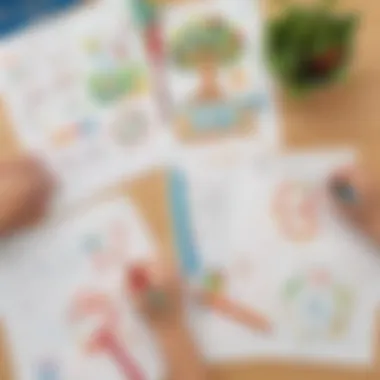 Creative number tracing activities for early learners