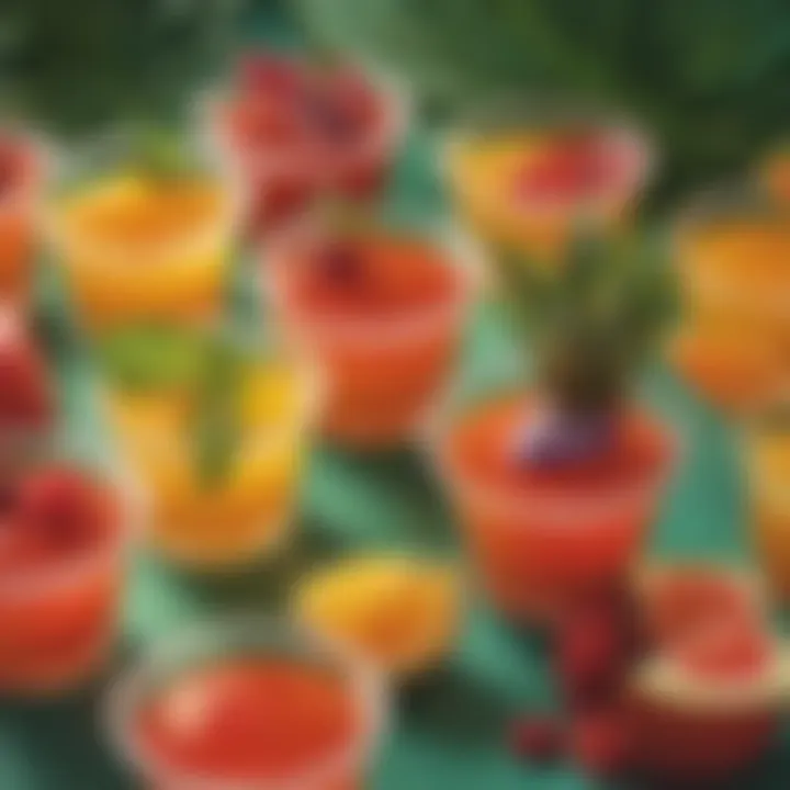 Tropical Flavor Jello Shots