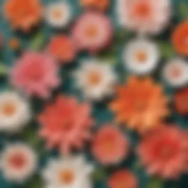 Innovative Assembly of Paper Flowers Creative paper flower assembly process
