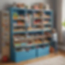 Innovative toy storage solution for small spaces