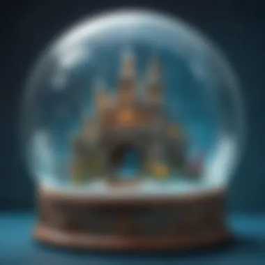 Glistening Underwater Kingdom Snow Globe Sparkling Underwater Adventure Craft