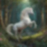Mystical Unicorn in Enchanted Forest