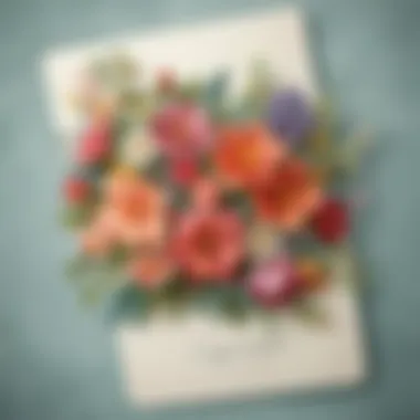 Exquisite Floral Gift Card Design Exquisite Floral Gift Card Design