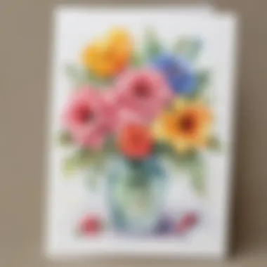 Artistic Watercolor Gift Card Artistic Watercolor Gift Card